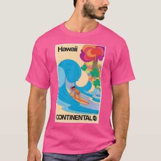 Hawaii Vintage Travel Poster T-Shirt