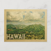 Hawaii Vintage Travel Postkarten (Vorderseite)