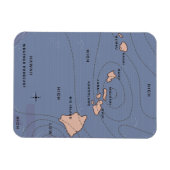 Hawaii Vintage Wettervorhersage Magnet (Horizontal)