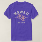 Hawaii Vintager Strand Aloha TShirt (Design vorne)