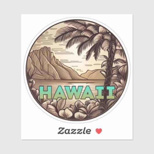 Hawaii Vinyl Sticker (Blatt)
