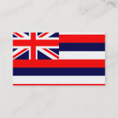 HAWAII VISITENKARTE (Rückseite)