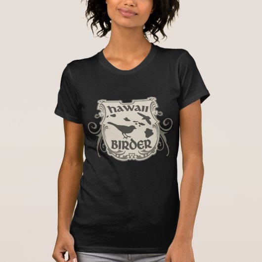 Hawaii-Vogelbeobachter T-Shirt (Vorderseite)