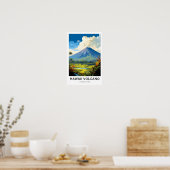Hawaii Volcano Nationalpark Reisen Print Poster (Küche)