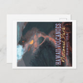 HAWAII VOLCANOES NATIONAL PARK - HAWAII USA POSTKARTE (Vorne/Hinten)