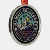 Hawaii Volcanoes National Park Islands Ornament Aus Metall (Rechts)