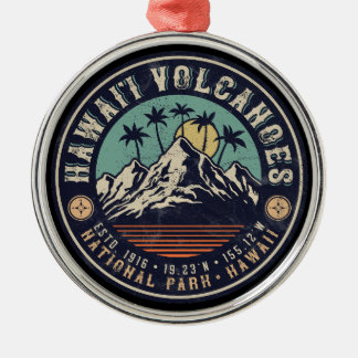 Hawaii Volcanoes National Park Islands Ornament Aus Metall