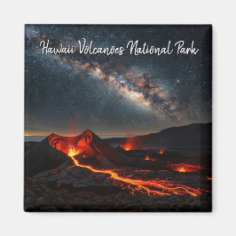 Hawaii Volcanoes National Park Milky Way Magnet