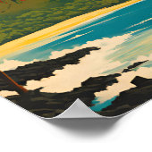 Hawaii Volcanoes National Park Travel Poster (Ecke)