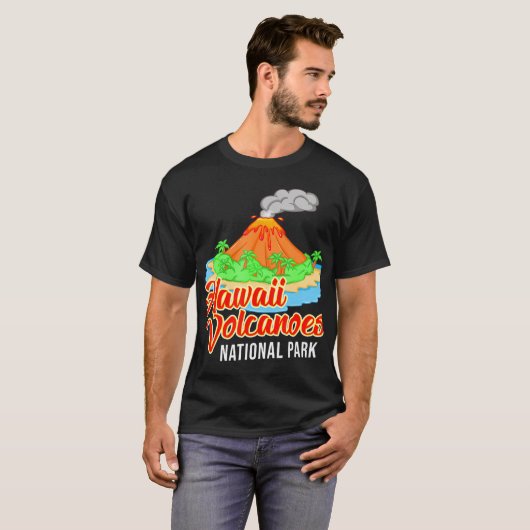 Hawaii Volcanoes National Park Verschenken Vulkano T-Shirt (Vorne ganz)