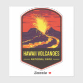 Hawaii Volcanoes-Nationalpark Aufkleber (Blatt)