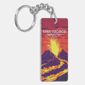 Hawaii Volcanoes Nationalpark Doppelseitig Schlüsselanhänger (Vorderseite links)