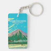 Hawaii Volcanoes Nationalpark Doppelseitig Schlüsselanhänger (Rückseite)