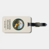 Hawaii Volcanoes-Nationalpark Gepäckanhänger (Rückseite horizontal)