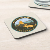 Hawaii Volcanoes-Nationalpark Getränkeuntersetzer (Linke Seite)