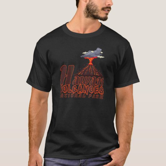Hawaii Volcanoes Nationalpark Kilauea Mauna Lounge T-Shirt (Vorderseite)