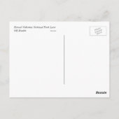 Hawaii Volcanoes Nationalpark Lava Postkarte (Rückseite)