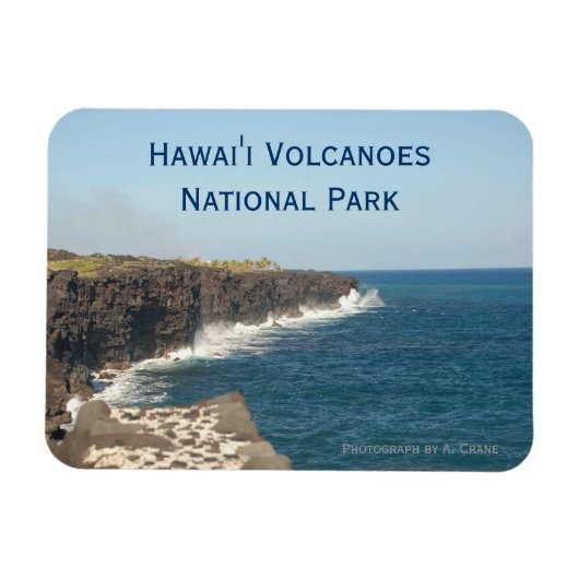 Hawaii Volcanoes Nationalpark Magnet (Horizontal)