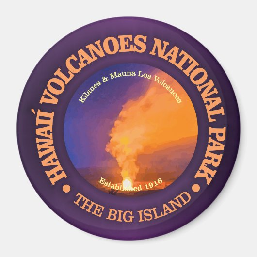 Hawaii Volcanoes-Nationalpark Magnet (Vorne)