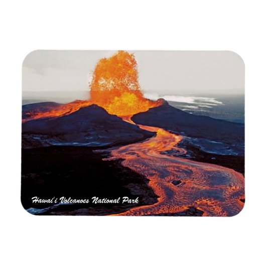 Hawaii Volcanoes-Nationalpark Magnet (Horizontal)