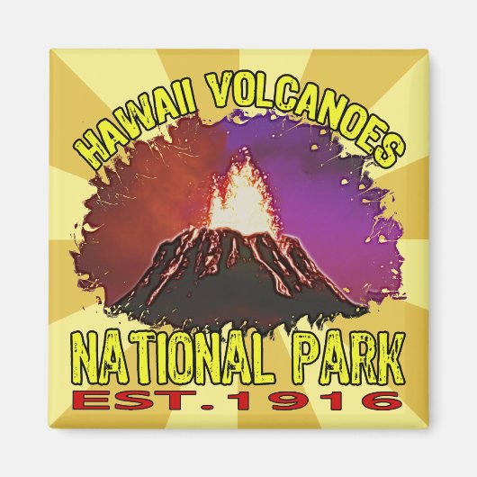 Hawaii Volcanoes-Nationalpark Magnet (Vorne)