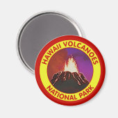 Hawaii Volcanoes-Nationalpark Magnet (Vorderseite/Rückseite)