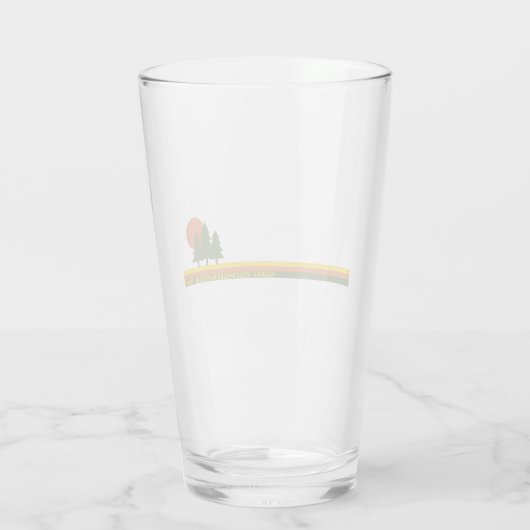 Hawaii Volcanoes Nationalpark Pine Trees Sun Glas (Rückseite)