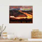 Hawaii Volcanoes Nationalpark Poster (Küche)