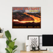 Hawaii Volcanoes Nationalpark Poster (Heimbüro)