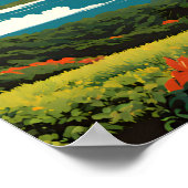 Hawaii Volcanoes-Nationalpark Poster (Ecke)