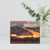 Hawaii Volcanoes-Nationalpark Postkarte (Stehend Vorderseite)