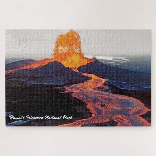 Hawaii Volcanoes-Nationalpark Puzzle (Horizontal)