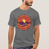 Hawaii Volcanoes Nationalpark Retro Kompass T-Shirt (Vorderseite)