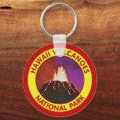 Hawaii Volcanoes-Nationalpark Schlüsselanhänger (Vorderseite)