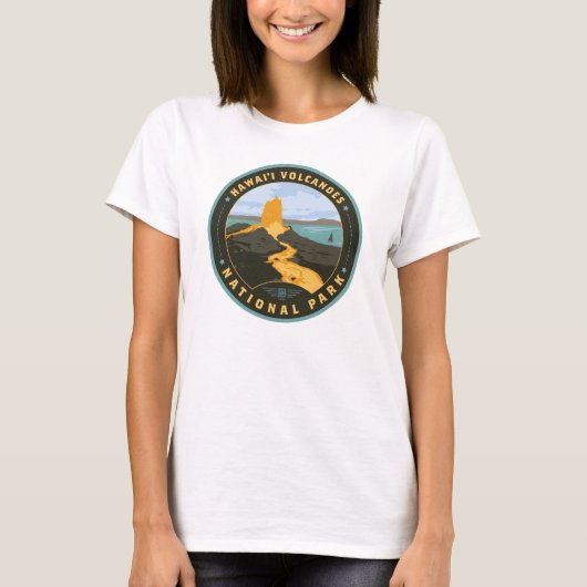 Hawaii Volcanoes-Nationalpark T-Shirt (Vorderseite)