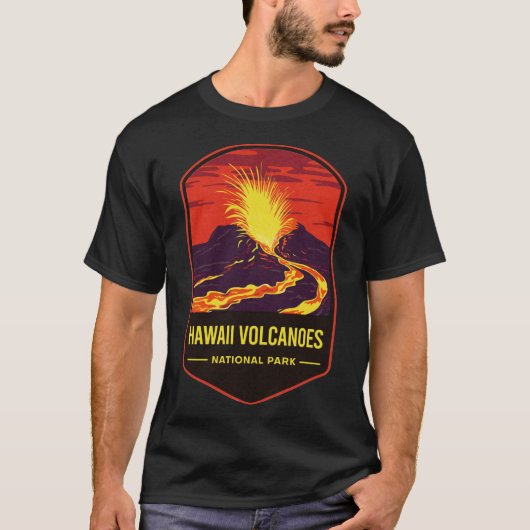 Hawaii Volcanoes-Nationalpark T-Shirt (Vorderseite)