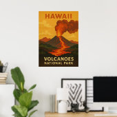 Hawaii Volcanoes Nationalpark V01 Poster (Heimbüro)