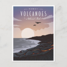 Hawaii Volcanoes Nationalpark Vintages Retro