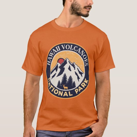 Hawaii Volcanoes NationalparkVintage T-Shirt (Vorderseite)