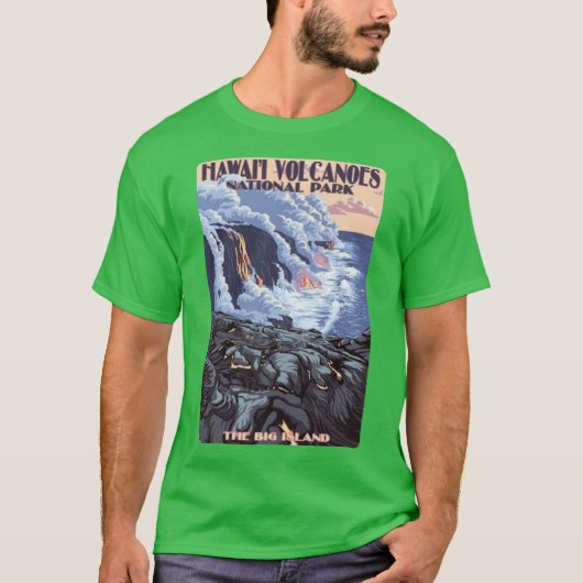 Hawaii Volcanos Nationalpark The Big Island Trav T-Shirt (Vorderseite)