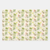 Hawaii-Vulkan-Heimatpflanzen-Geschenkpapier Geschenkpapier Set (Vorderseite)