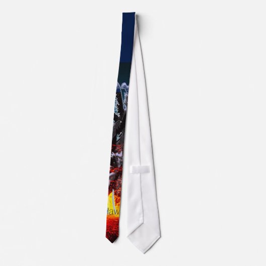 Hawaii-Vulkane Krawatte (Rückseite)