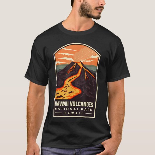 Hawaii Vulkane National T-Shirt (Vorderseite)