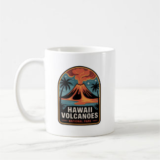 Hawaii-Vulkane-Nationalpark-Lava-Abzeichen Kaffeetasse