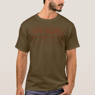 Hawaii-Vulkane Nationalpark Schildbraun T-Shirt