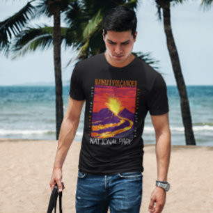 Hawaii Vulkane Nationalpark Vintage abgenutzt T-Shirt