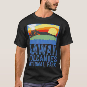 Hawaii Vulkane Nationalpark Vintage Retro Design T-Shirt