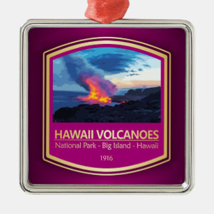 Hawaii-Vulkane NP (PF1) Ornament Aus Metall