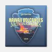 Hawaii-Vulkane (Pfeilspitzen) Magnet (Vorne)