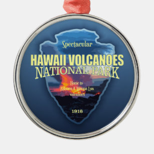 Hawaii-Vulkane (Pfeilspitzen) Ornament Aus Metall